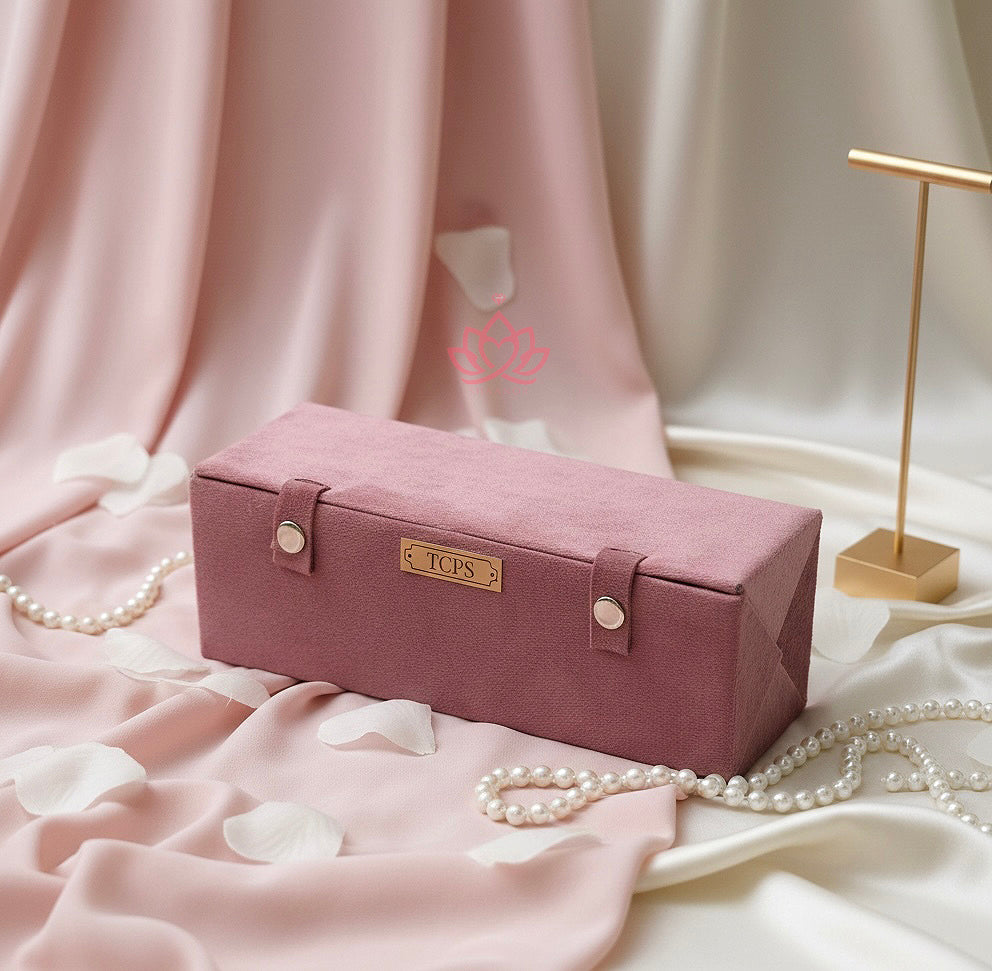 Set Of 12 Oxidized Designer Stud Earrings With Folding Jewelry Box